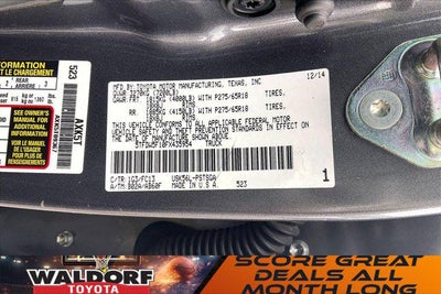 2015 Toyota Tundra SR5