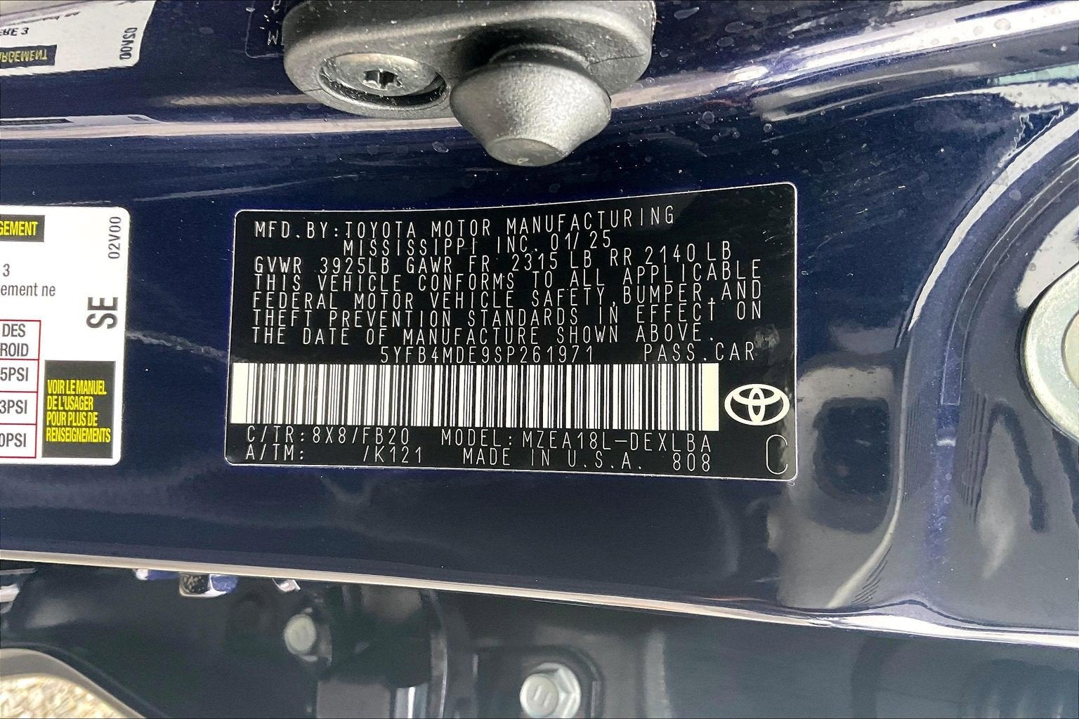 2025 Toyota Corolla LE