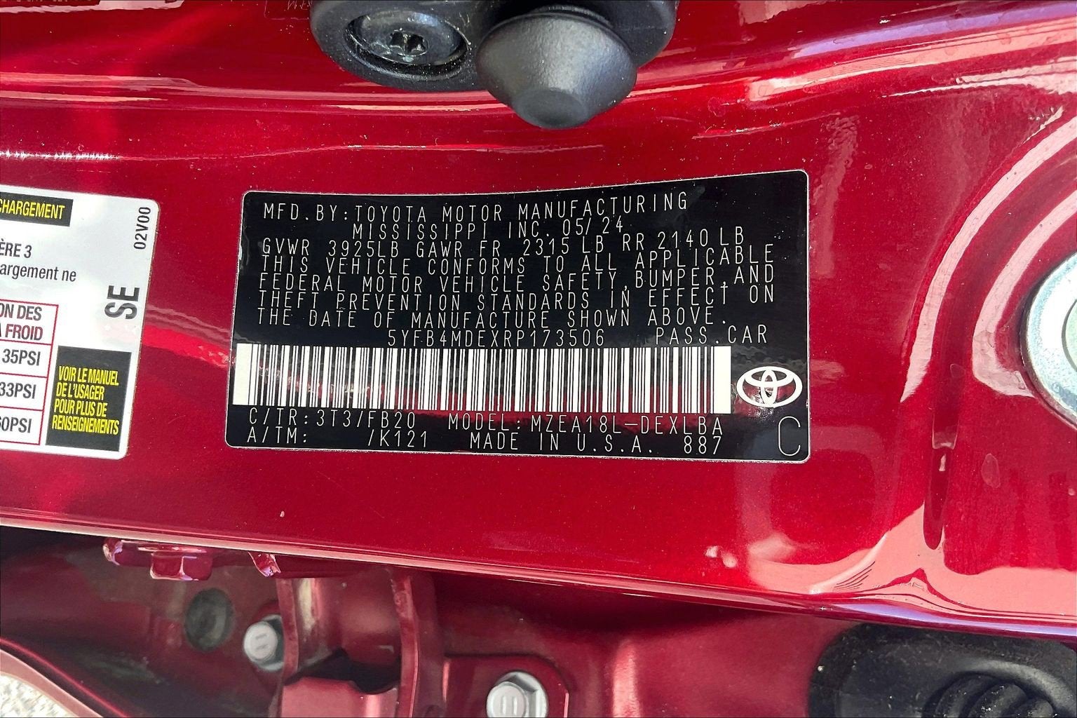 2024 Toyota Corolla LE