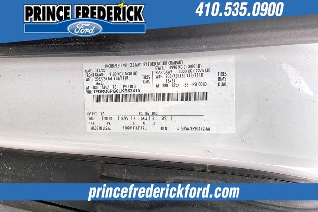 2020 Ford Transit Cutaway 156 WB