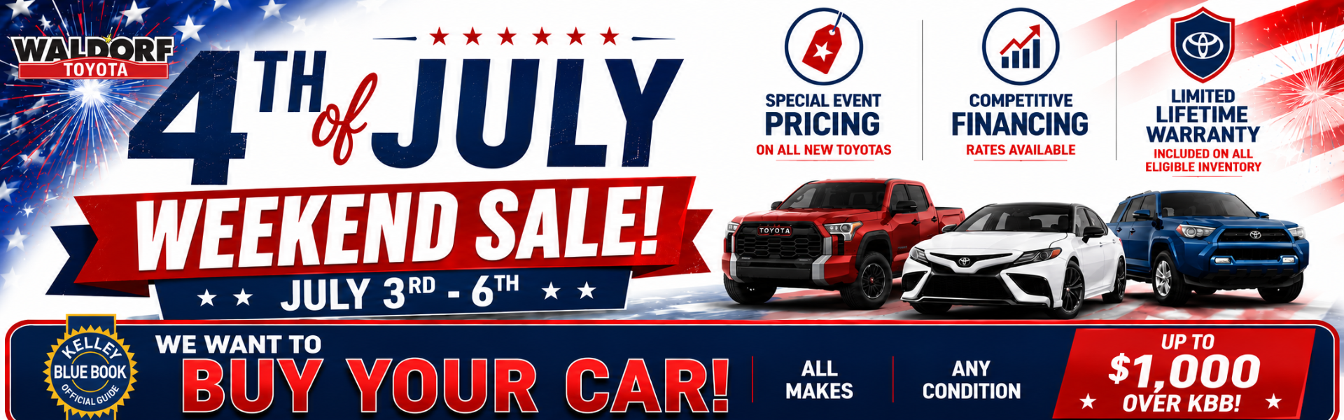 4th of July Weekend Sale